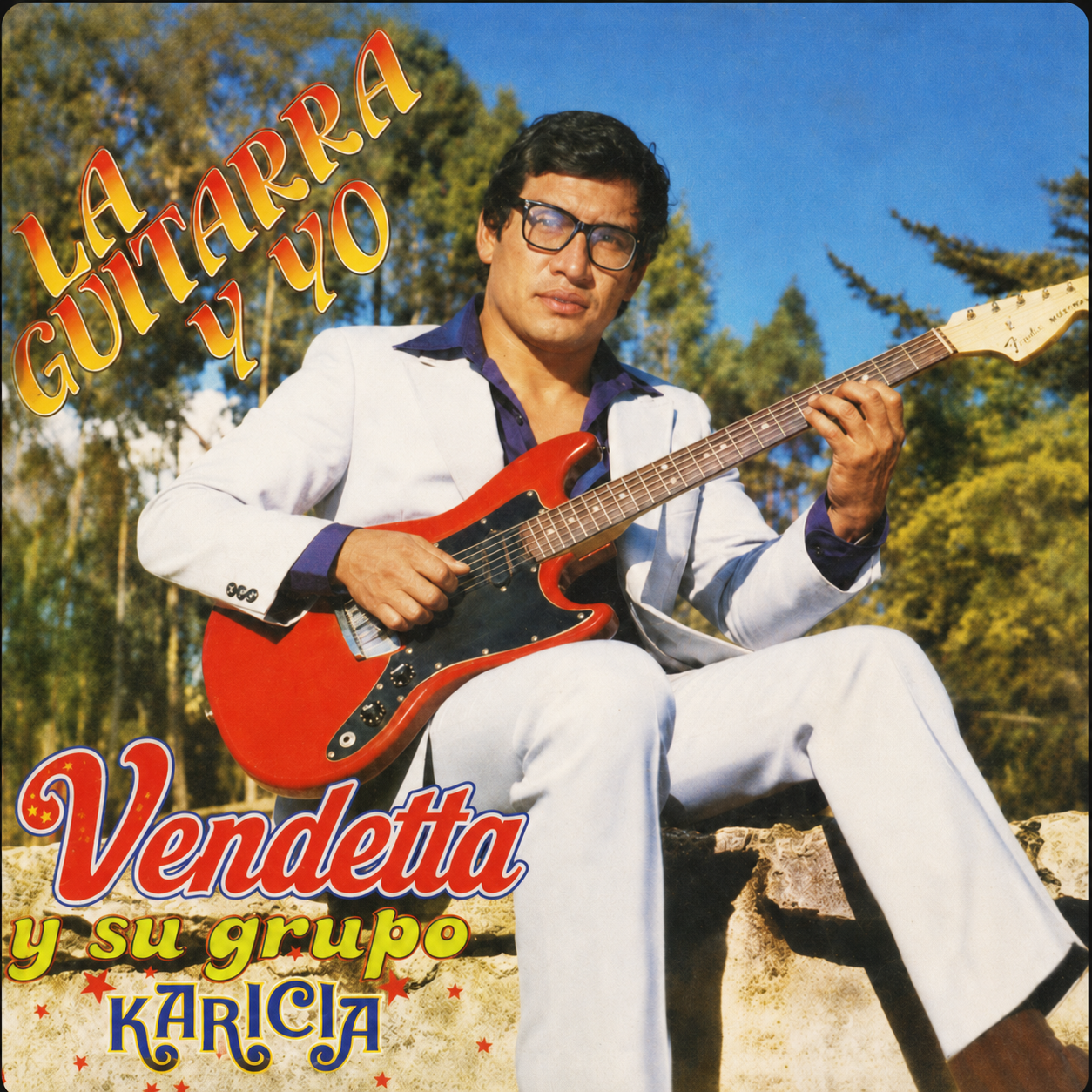Portada La guitarra y yo de Vendetta y su grupo Karicia